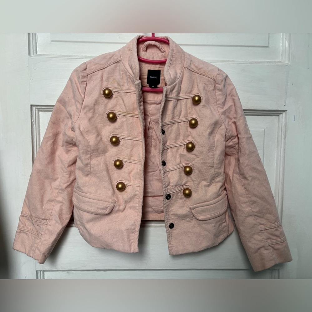 Vintage GAP kids velour Pink peacoat